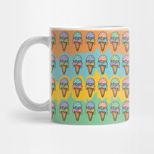 Ice cream pattern Mug